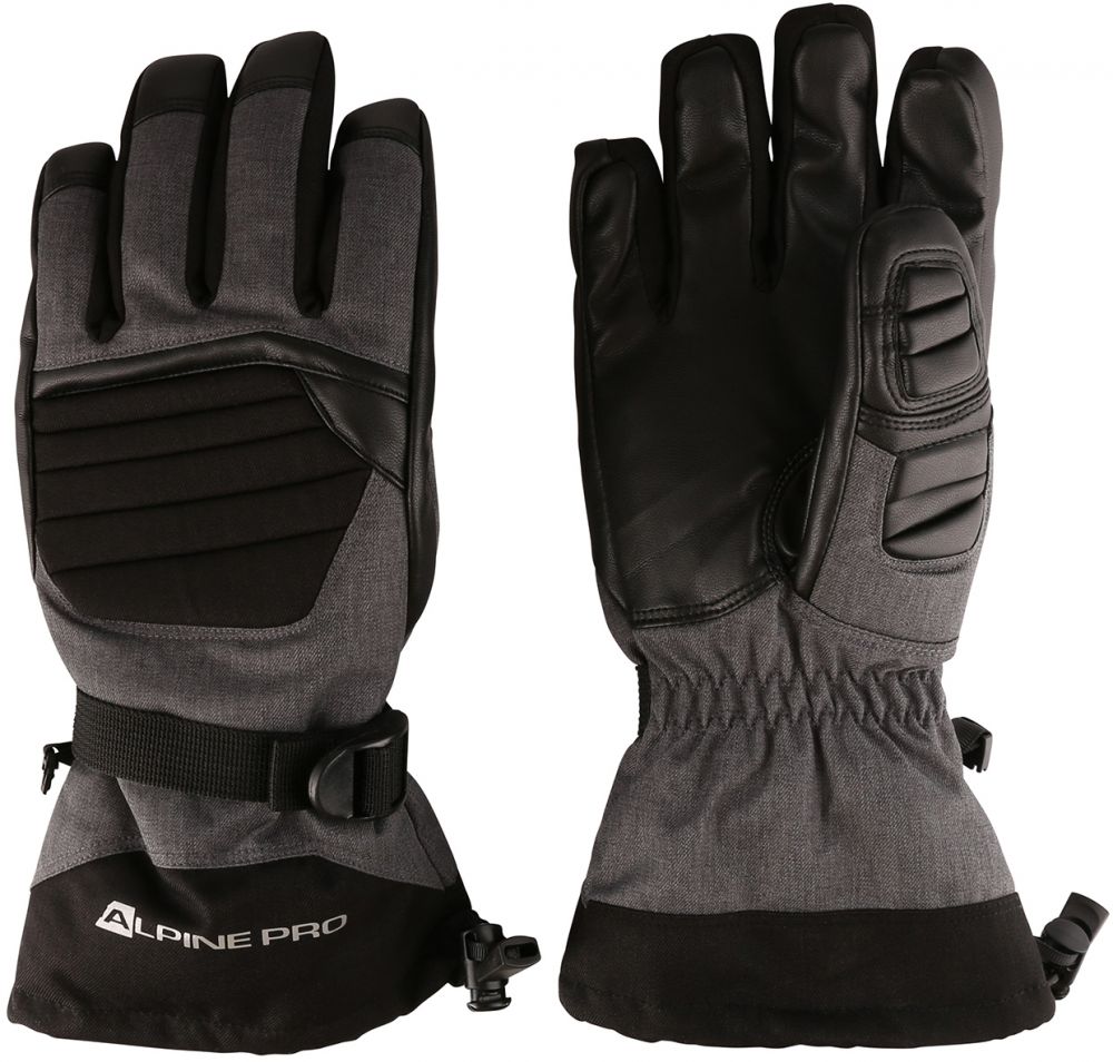 Men's gloves with membrane ALPINE PRO DERD black