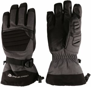 Men's gloves with membrane ALPINE PRO DERD black