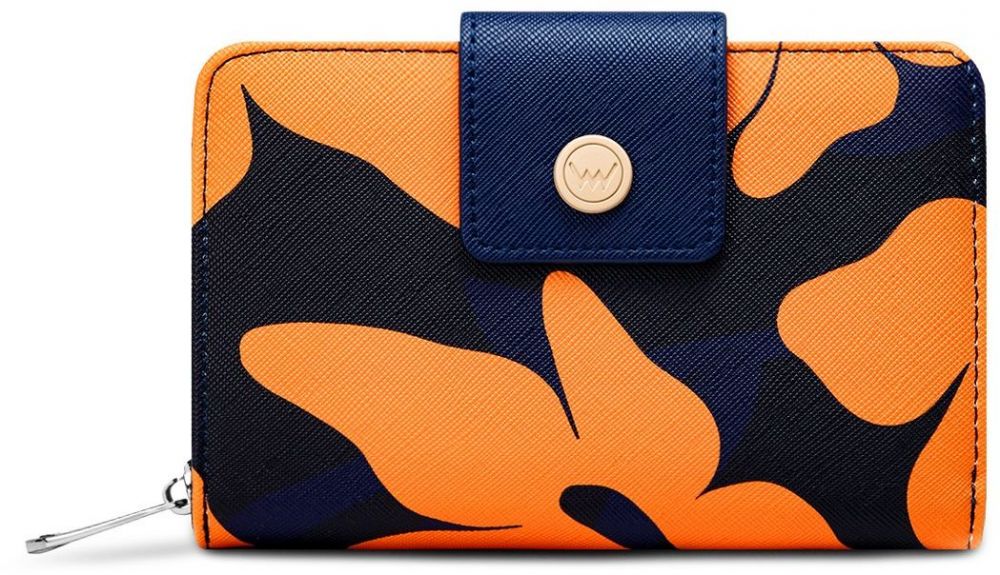 VUCH Tali Tammy Flowers Apricot Wallet