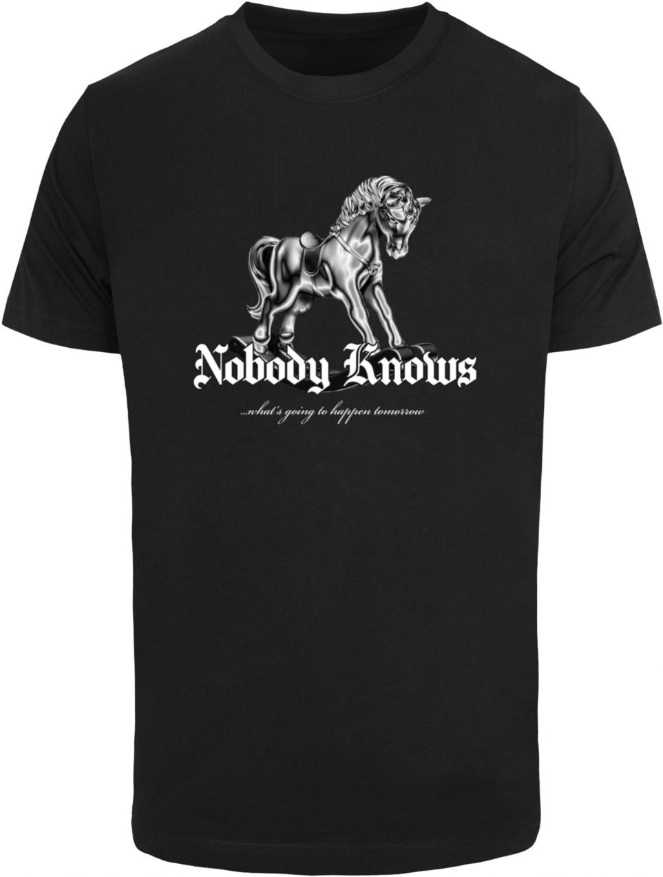 Men's T-shirt Nobody Knows black