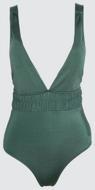 Trendyol Deep V-Neck Swimsuit