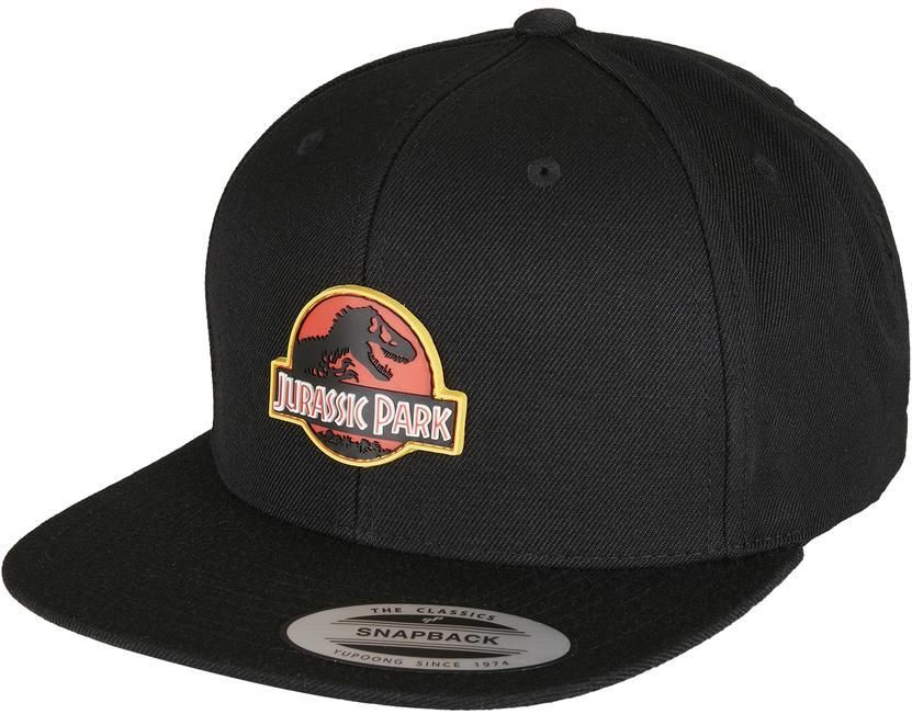 Black Snapback with Jurassic Park logo