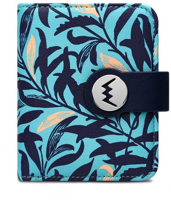VUCH Pippa Mini Leaves Turquoise Wallet