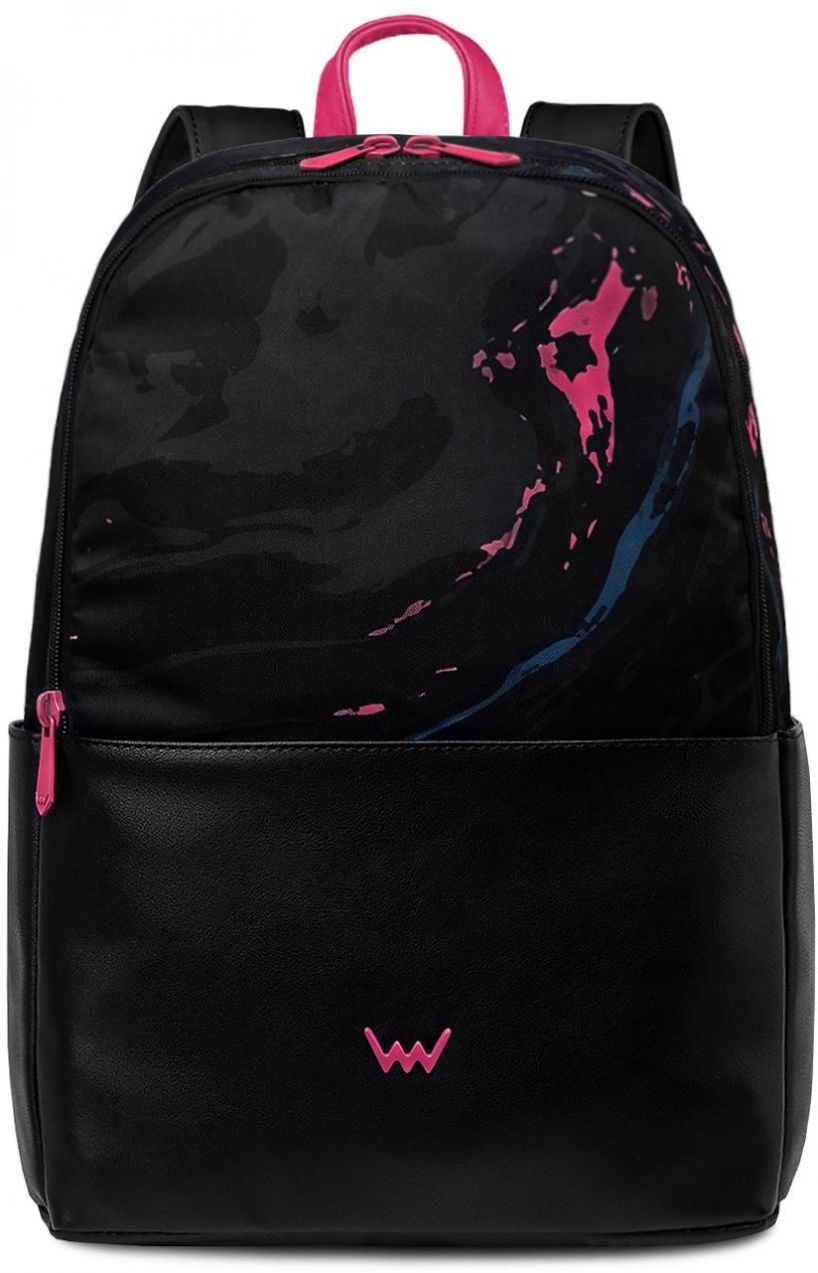 VUCH Zane Marble Black Backpack