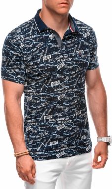 Edoti Printed Men's Polo Shirt