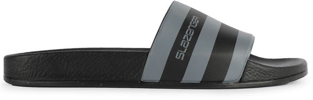 Slazenger Fabri Unisex Slippers Black / Burgundy