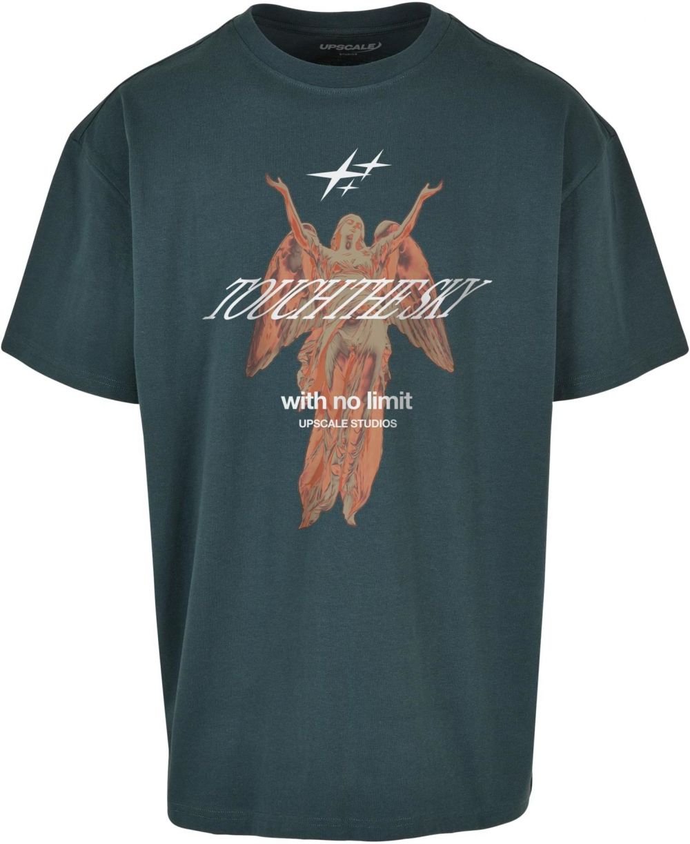 Men's T-shirt Touch The Sky Oversize green