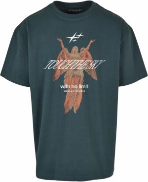 Men's T-shirt Touch The Sky Oversize green