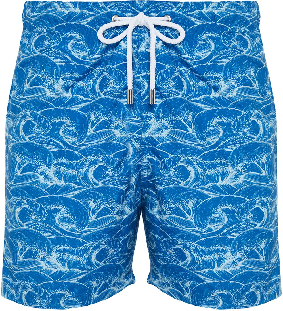 Trendyol Blue Standard Size Wave Pattern