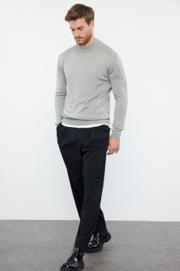 Trendyol Mink Slim Fit Turtleneck Basic Knitwear Sweater
