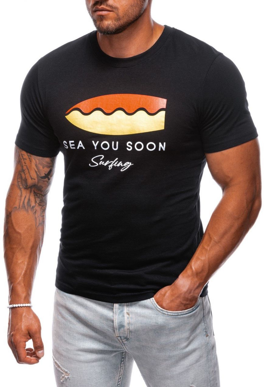 Edoti Men's printed t-shirt
