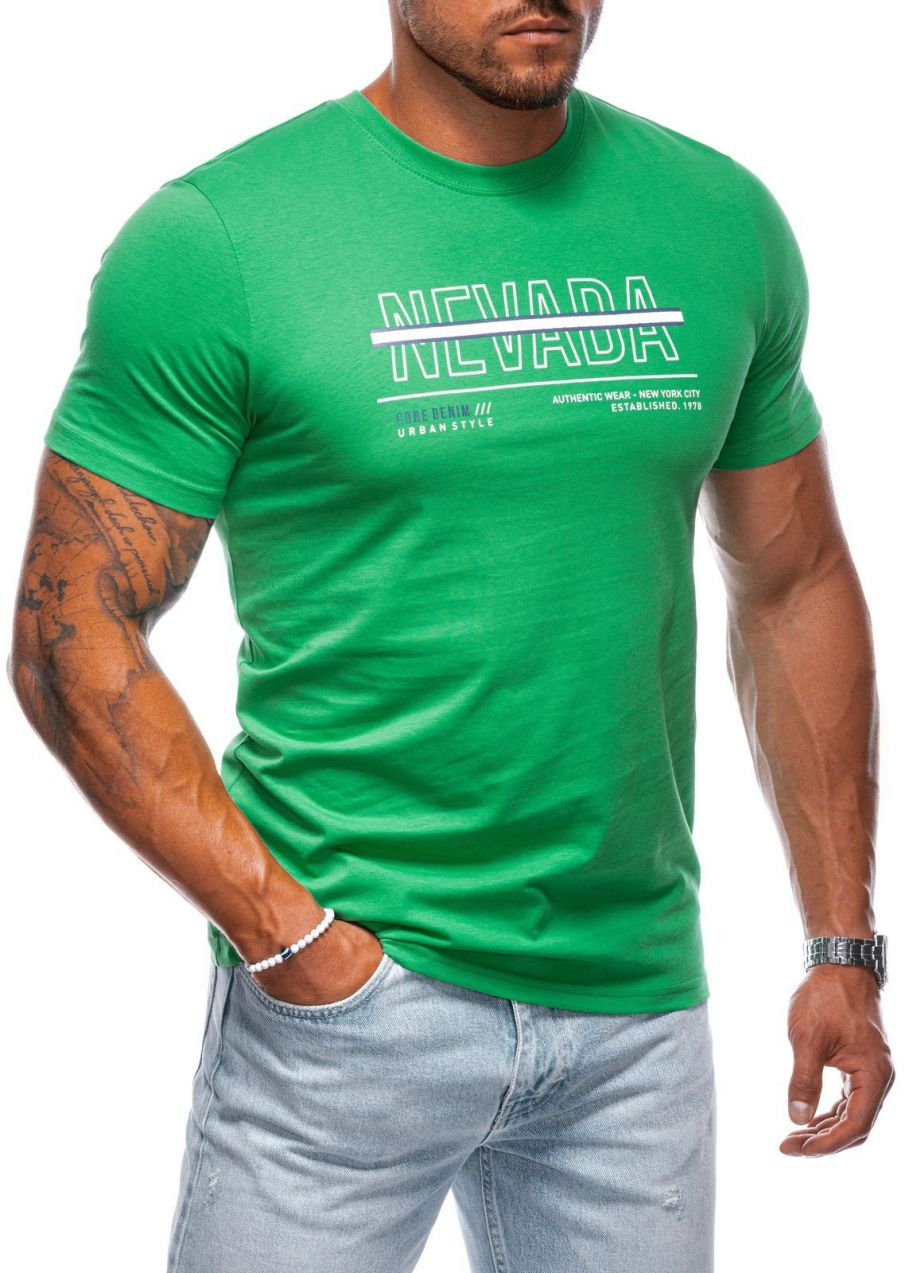 Edoti Men's printed t-shirt