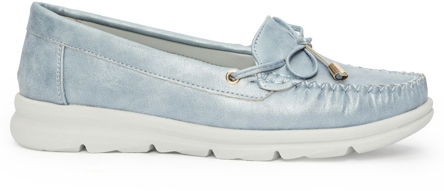 SEASTAR Blue comfortable faux leather loafers