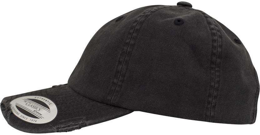 Low Profile Destroyed Cap Black