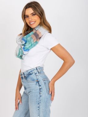 Green light scarf patterned chimney