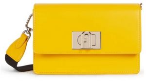 Kabelka - FURLA 1927 SOFT MINI CROSSBODY 20 - VITELLO ROMA+NASTRO LOGATO-PO žltá