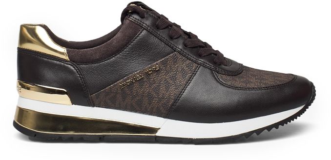 Michael Kors Tenisky - ALLIE WRAP TRAINER hnedé