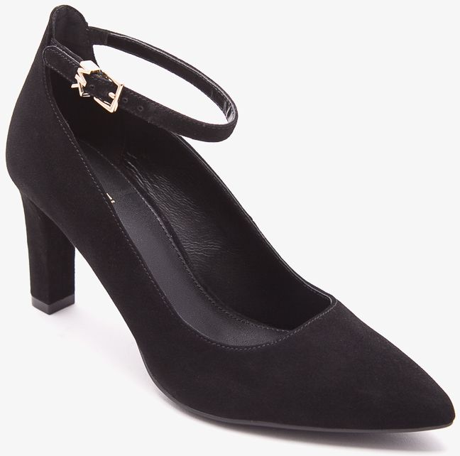 Lodičky - MICHAEL KORS SINGLE SOLE MILA FLEX ANKLE STRAP čierne