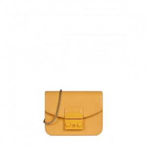Furla Kabelka - METROPOLIS MINI CROSSBODY žltá