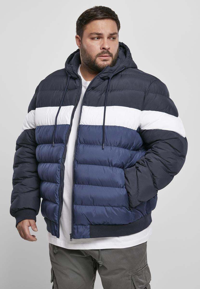 Colorblock Bubble Jacket Midnight/Navy Blue