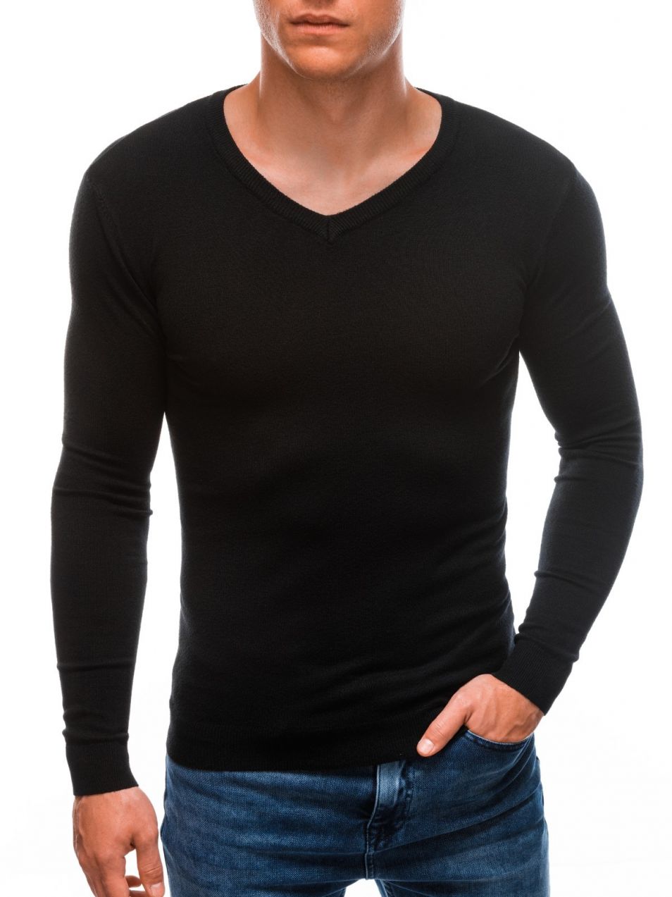 Pánsky sveter Edoti V- Neck