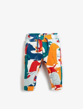 Koton Graphic Dog Print Sweatpants Cotton