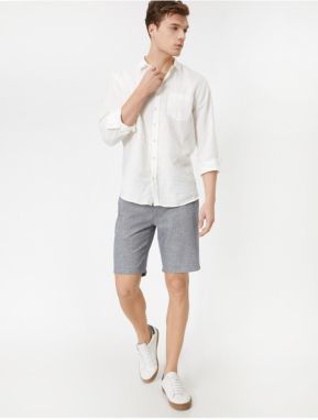 Koton Men's Navy Blue Shorts & Bermudas