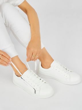 Shelvt White Classic Trainers