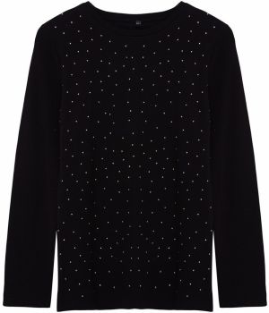 Trendyol Curve Black Camisole 100% Cotton Knitted Plus Size Blouse