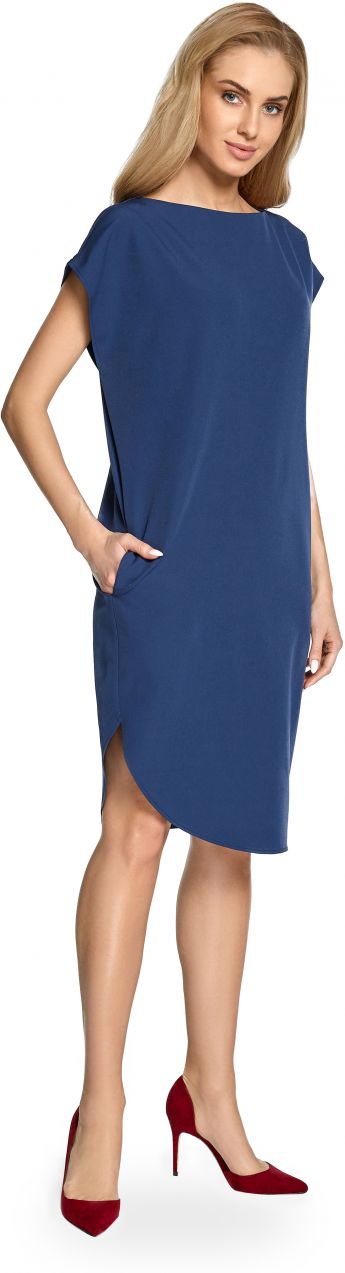 Stylove Woman's Dress S098 Navy Blue
