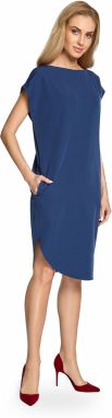 Stylove Woman's Dress S098 Navy Blue