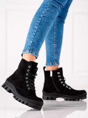 S. BARSKI LACE-UP ANKLE BOOTS S.BARSKI