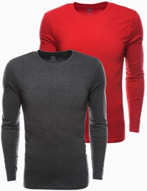 Ombre Clothing Men's plain longsleeve - mix 2