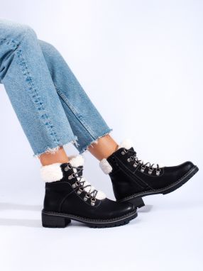 Women's trappers shelovet with sheepskin coat