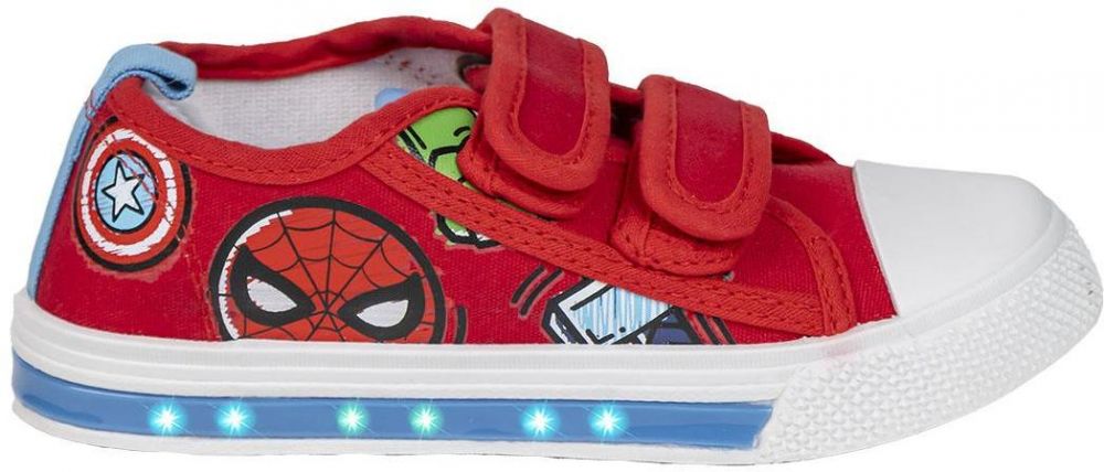 SNEAKERS PVC SOLE WITH LIGHTS COTTON AVENGERS