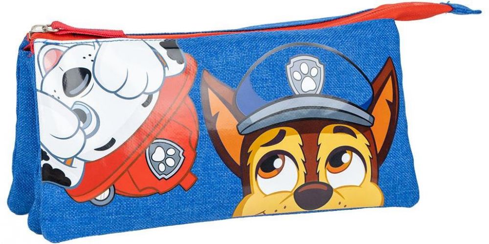 PENCIL CASE 3 COMPARTMENTS PAW PATROL