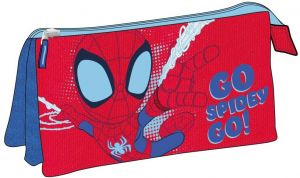PENCIL CASE 3 COMPARTMENTS SPIDEY