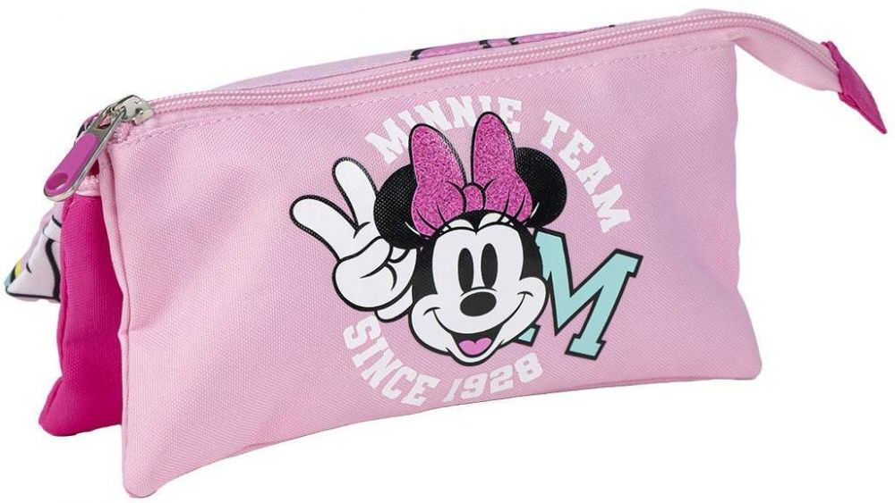 PENCIL CASE 3 COMPARTMENTS MINNIE