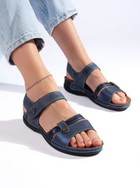 Shelvt Comfortable Blue Sandals for Women