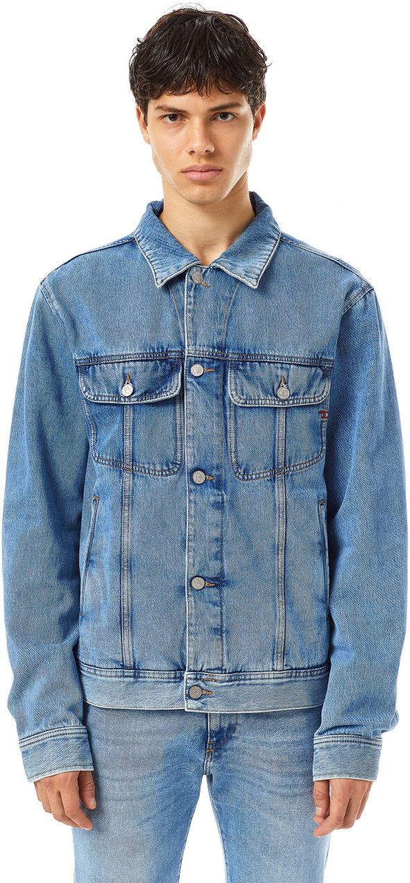 Diesel Bunda - D-BARCY JACKET modrá