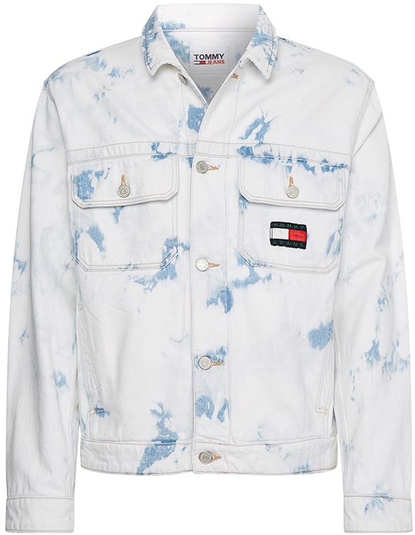 Tommy Jeans Bunda - TJM OVERSZD TRCKR JCKT BF7091 modrá