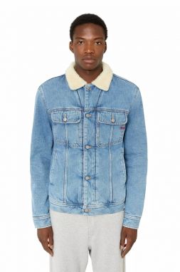 Diesel Bunda - D-BARCY-T JACKET modrá