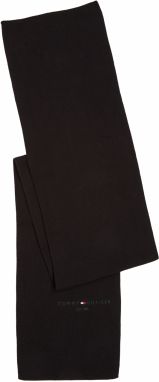 Tommy Hilfiger Šál - TH HORIZON FLAT KNIT SCARF čierny