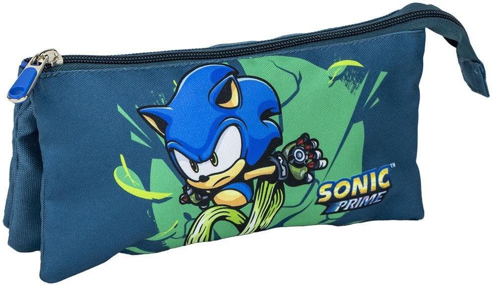 PENCIL CASE 3 COMPARTMENTS SONIC PRIME