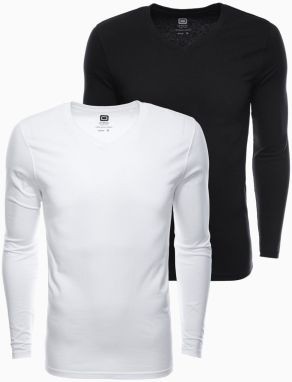 Ombre Clothing Men's plain longsleeve - mix 2
