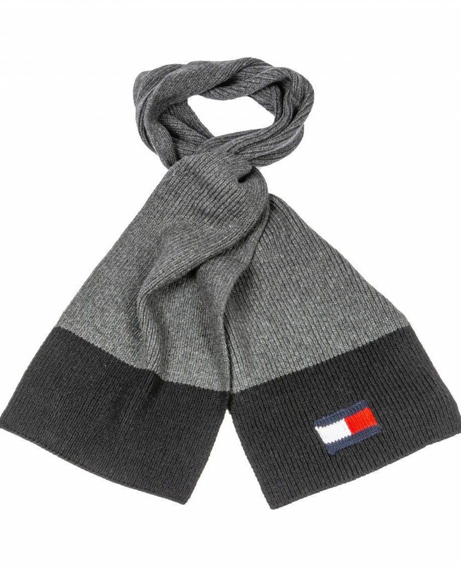 Tommy Hilfiger Šál - BIG FLAG SCARF tmavosivý