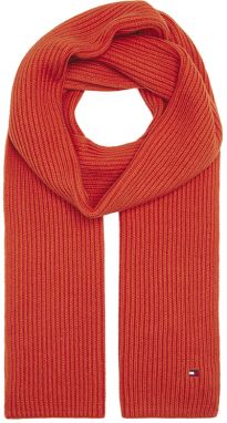 Tommy Hilfiger Šál - PIMA COTTON SCARF oranžový