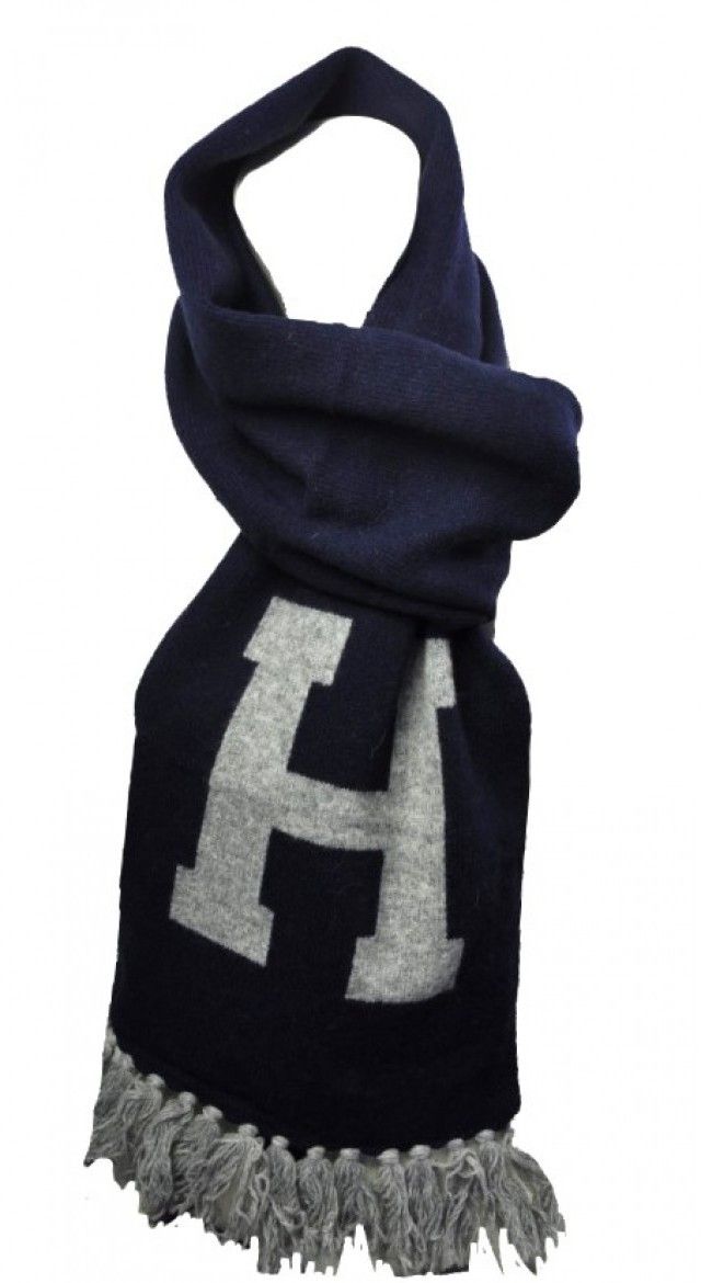 Tommy Hilfiger Šál - ALDWIN SCARF tmavomodrý