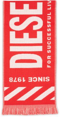 Diesel Šál - S-BISC SCARF červený