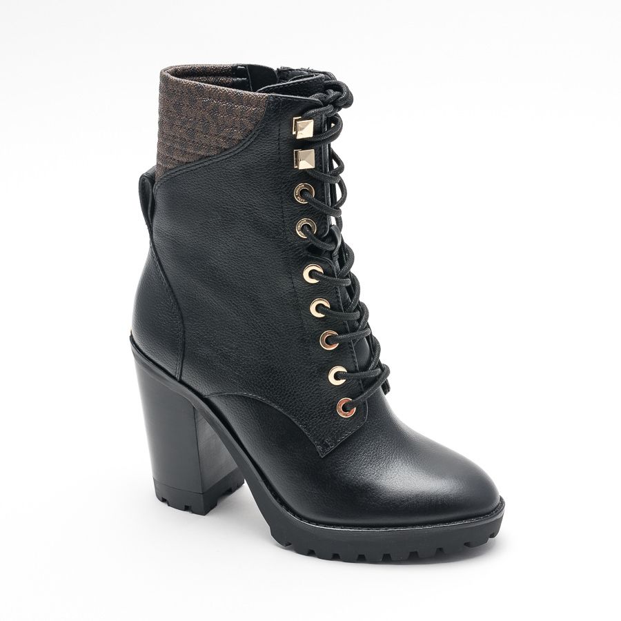 Čižmy - MICHAEL KORS BASTIAN LACE UP čierne